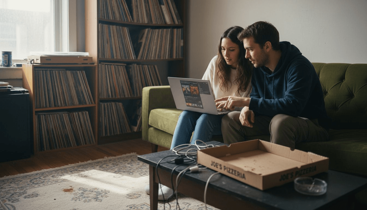 Collaborative playlist creation at home