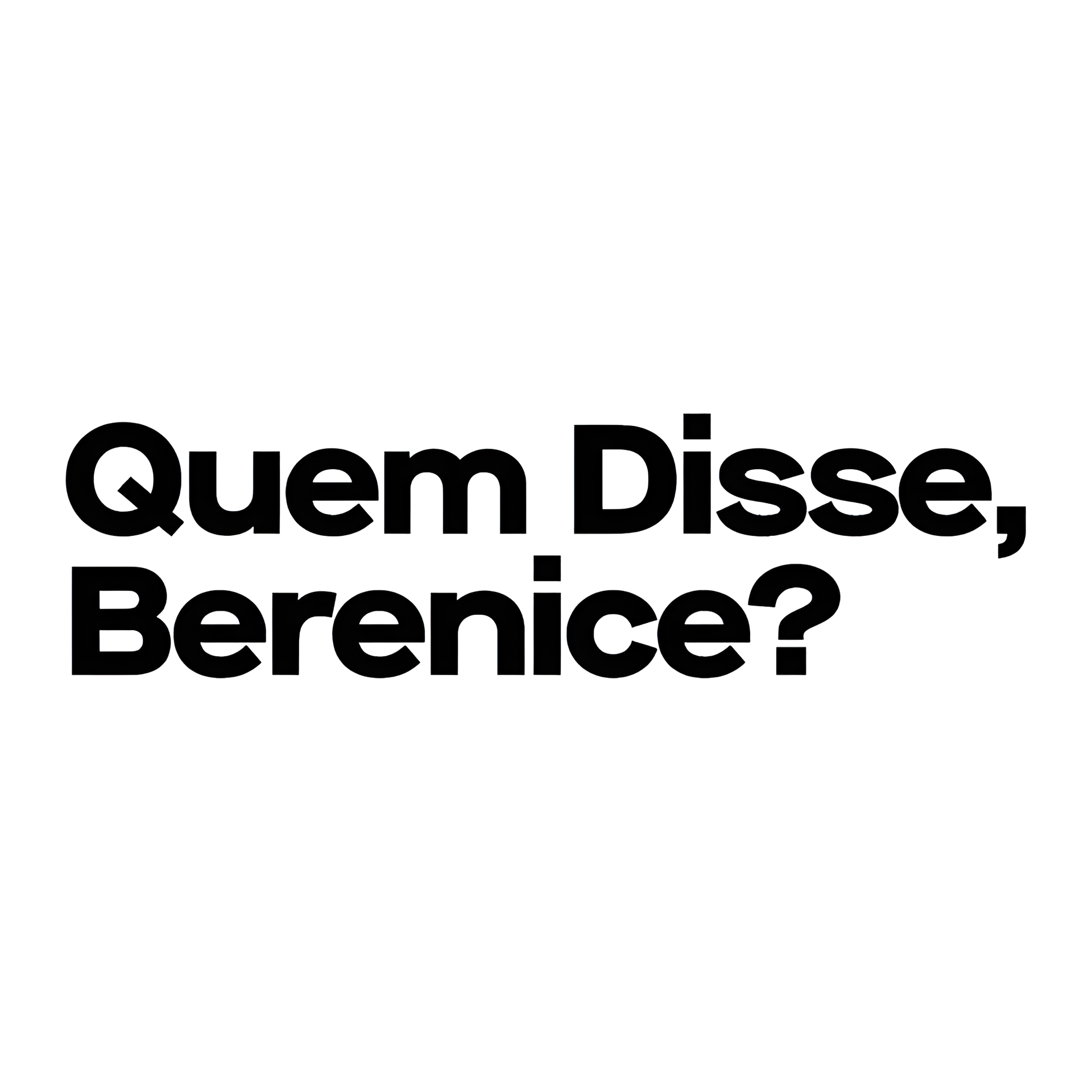 Picture of Quem Disse Berenice brand