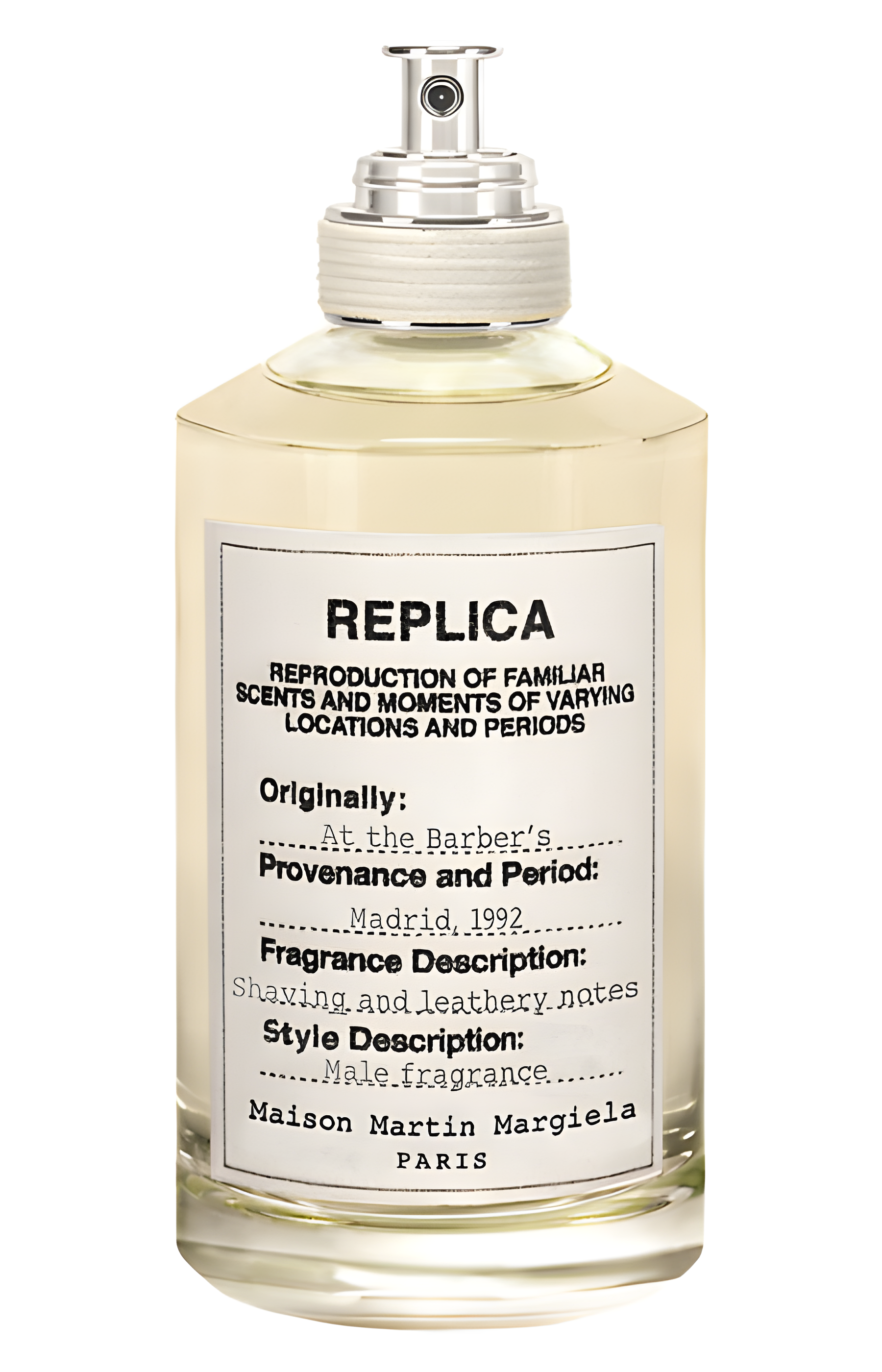 At the Barber's by Maison Martin Margiela perfume bottle