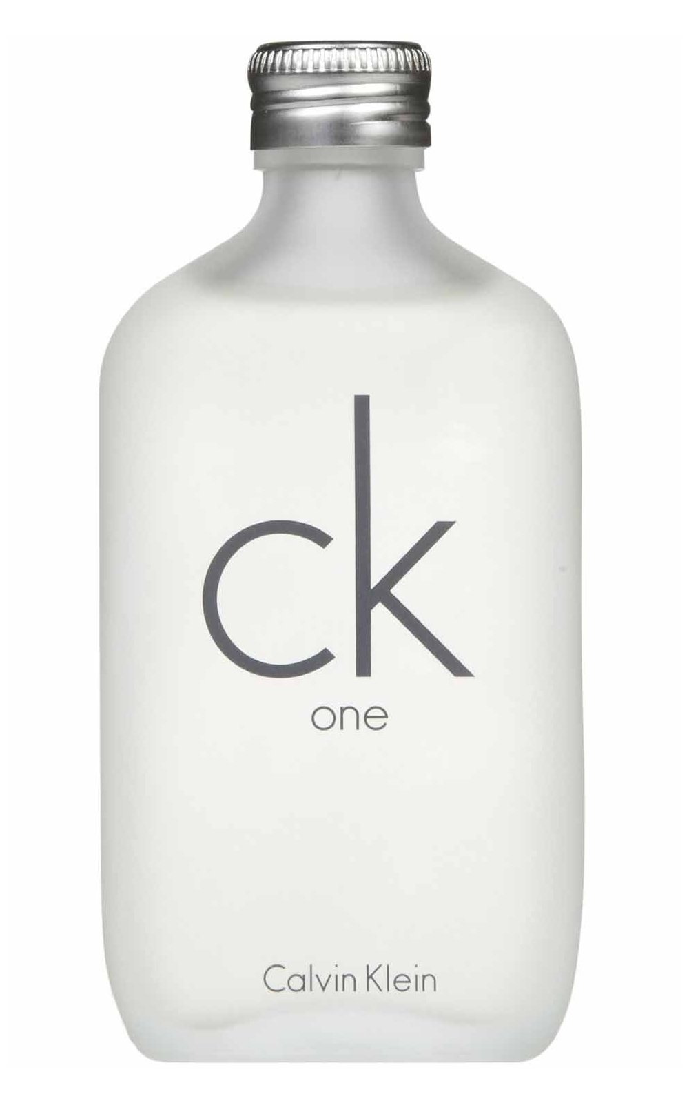 CK One by Calvin Klein perfume bottle