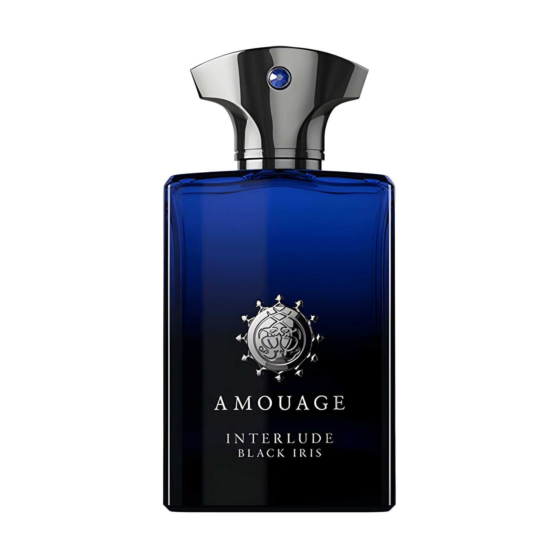 Interlude Black Iris by Amouage perfume bottle
