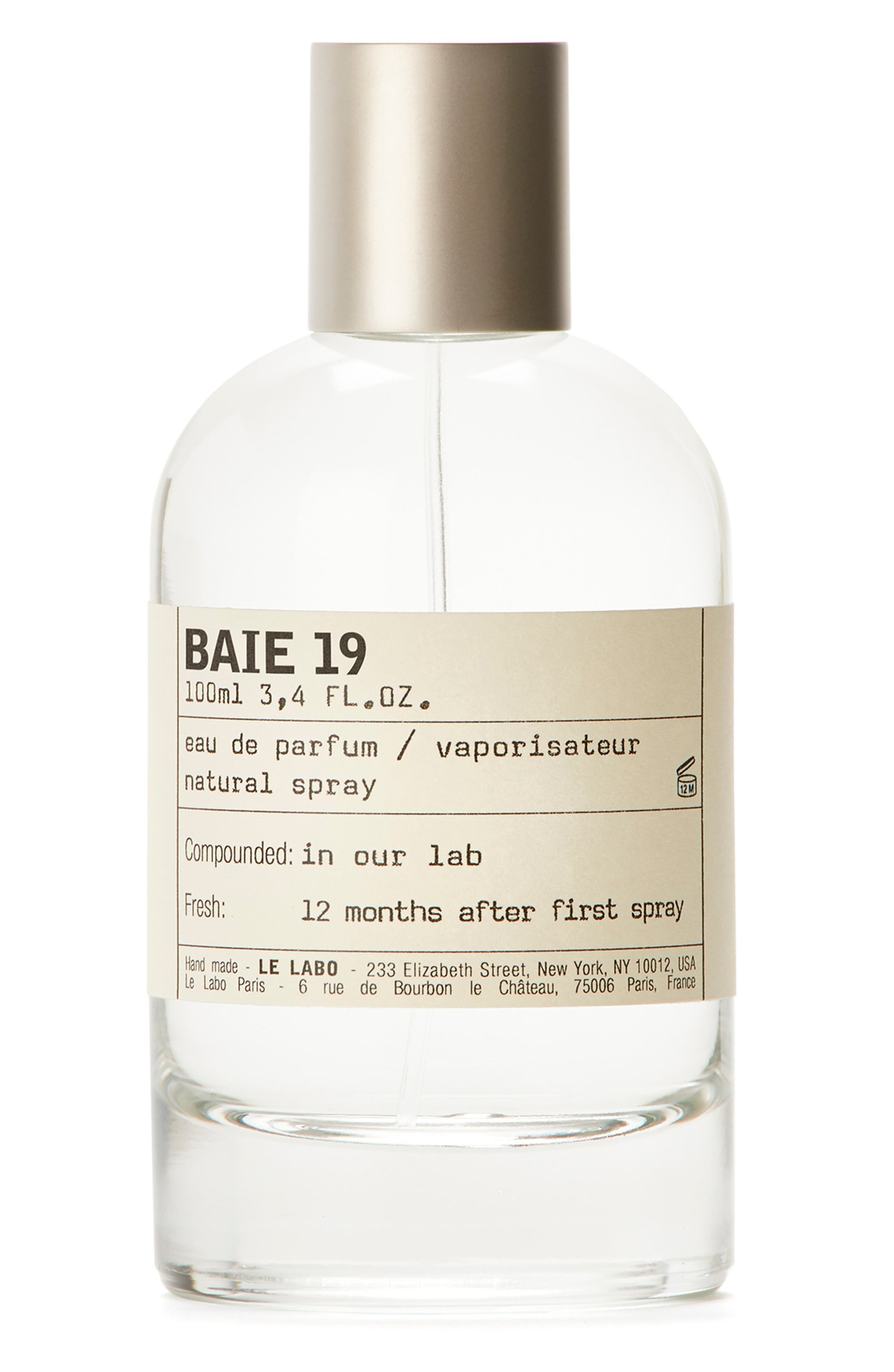 Baie 19 by Le Labo perfume bottle
