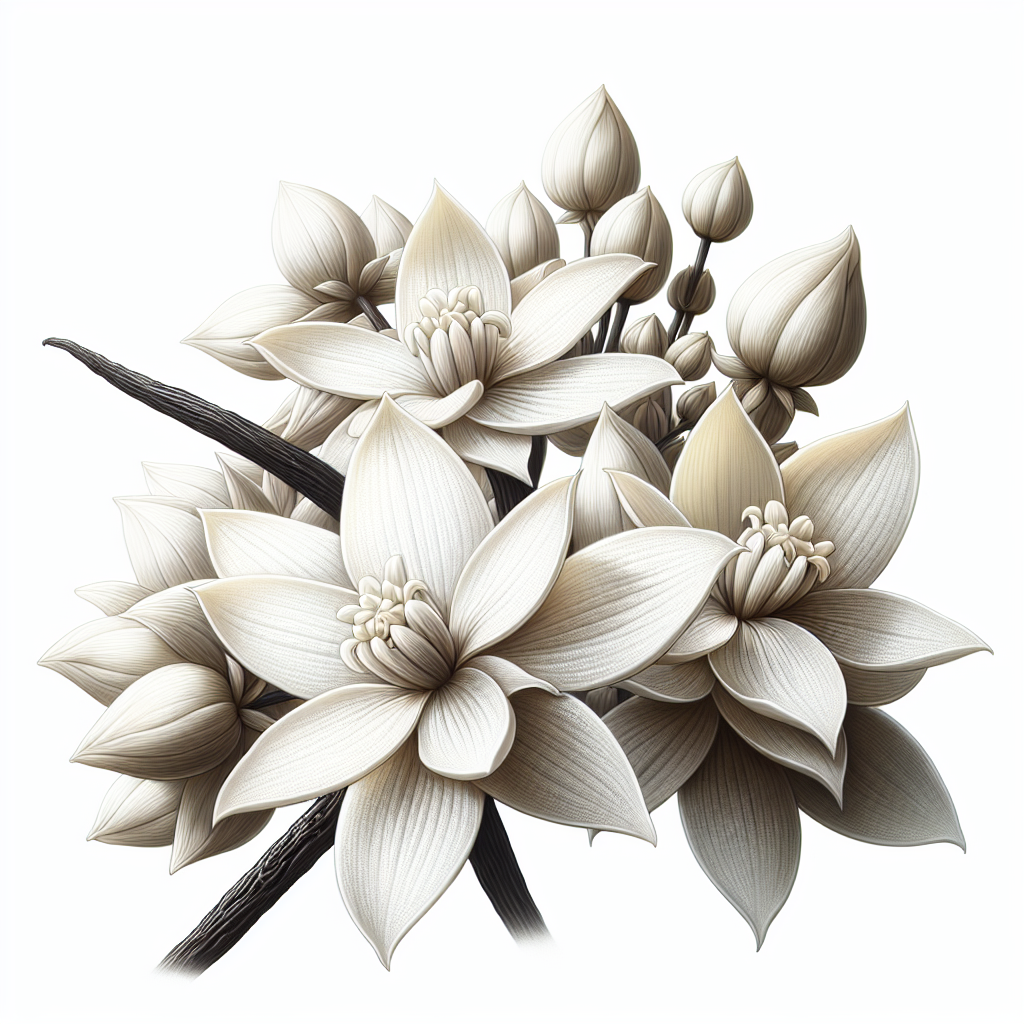 Picture of Vanilla Blossoms note