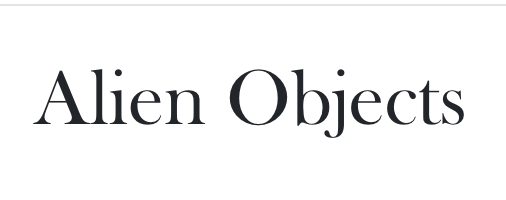 Picture of Alien Objects brand